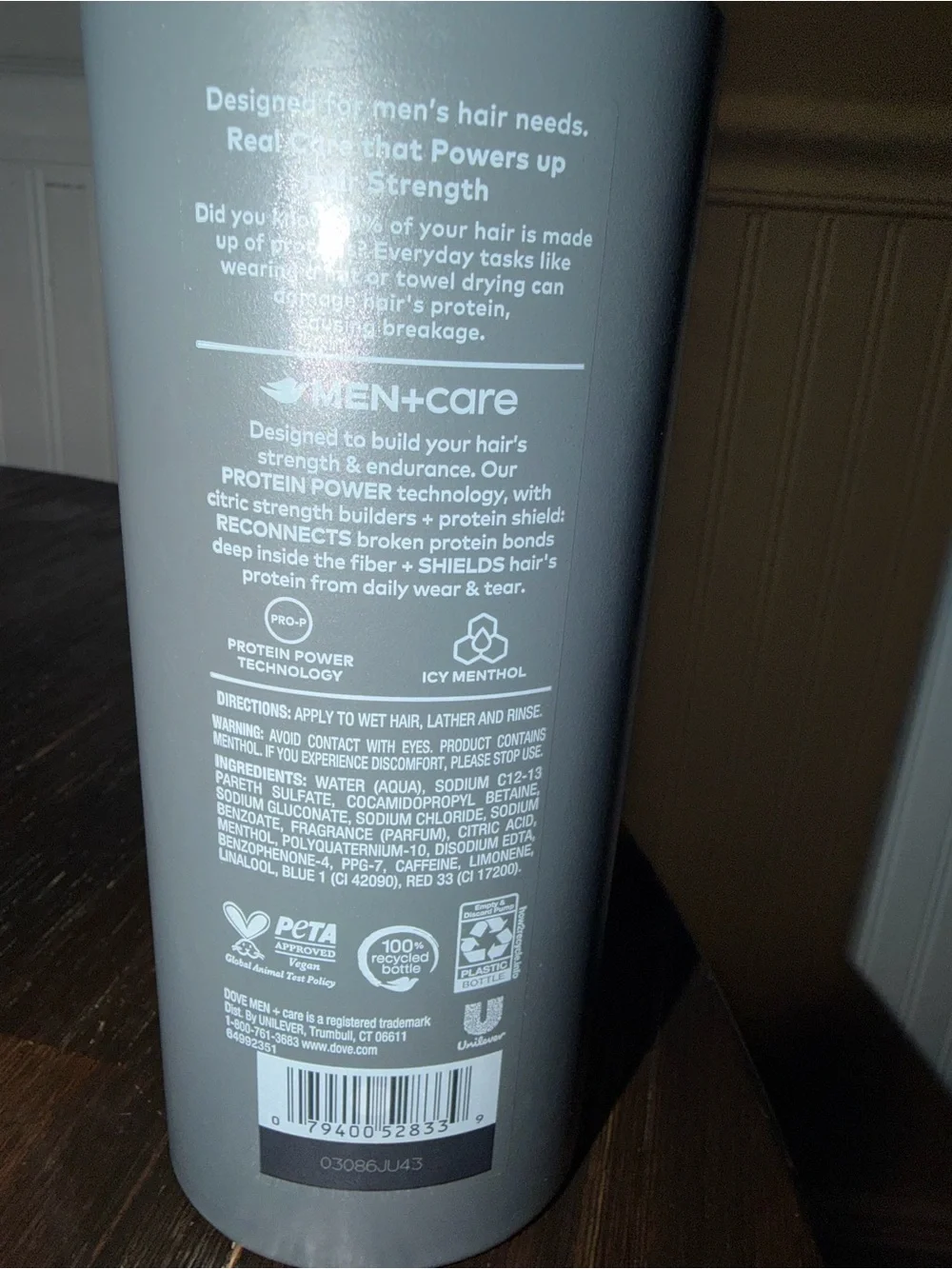 Men+Care Cooling Relief Shampoo - Gray